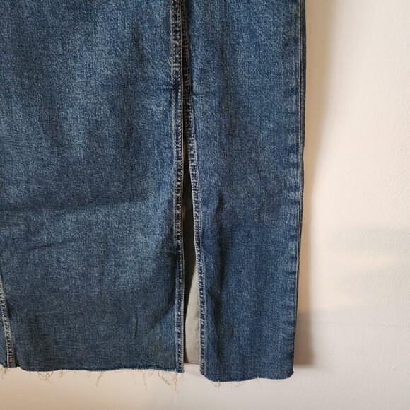 NWT ZARA TRF Strapless Denim Dress - Picture 6 of 13